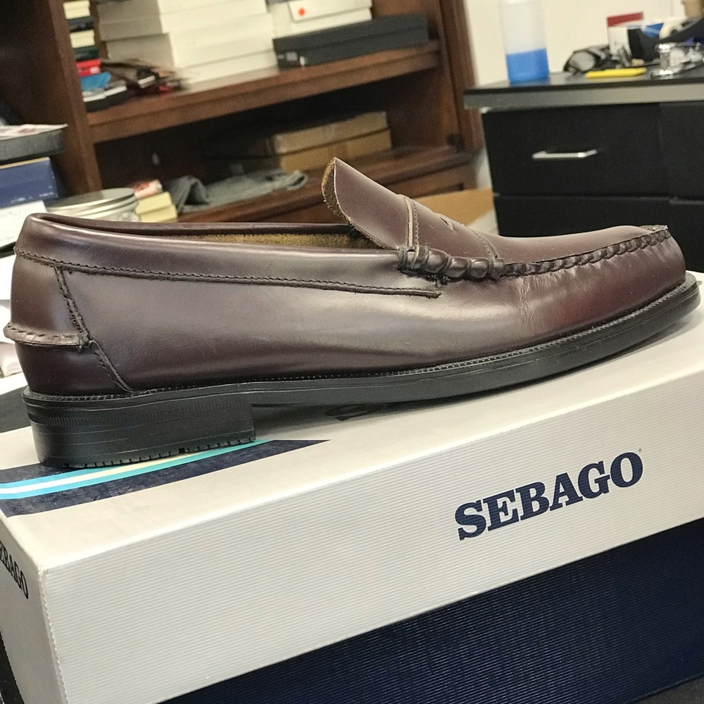 New sebago shoe leather upper in its original box - Picture 2 of 6